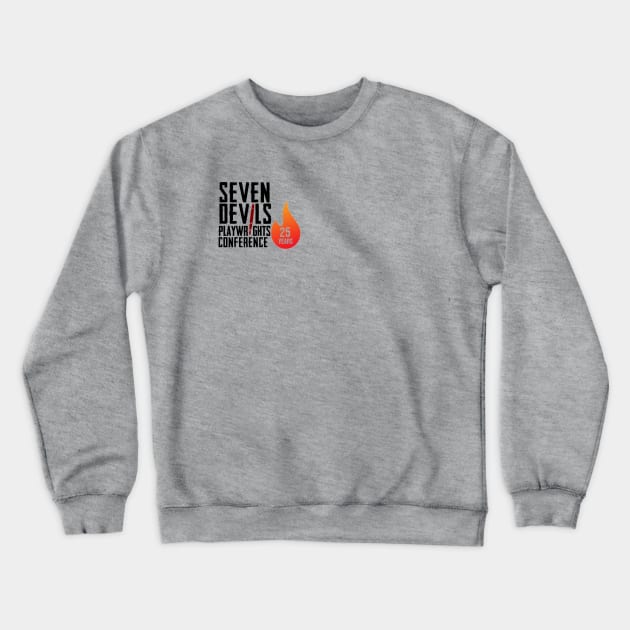 25th Square 2 sides Crewneck Sweatshirt by Seven Devils